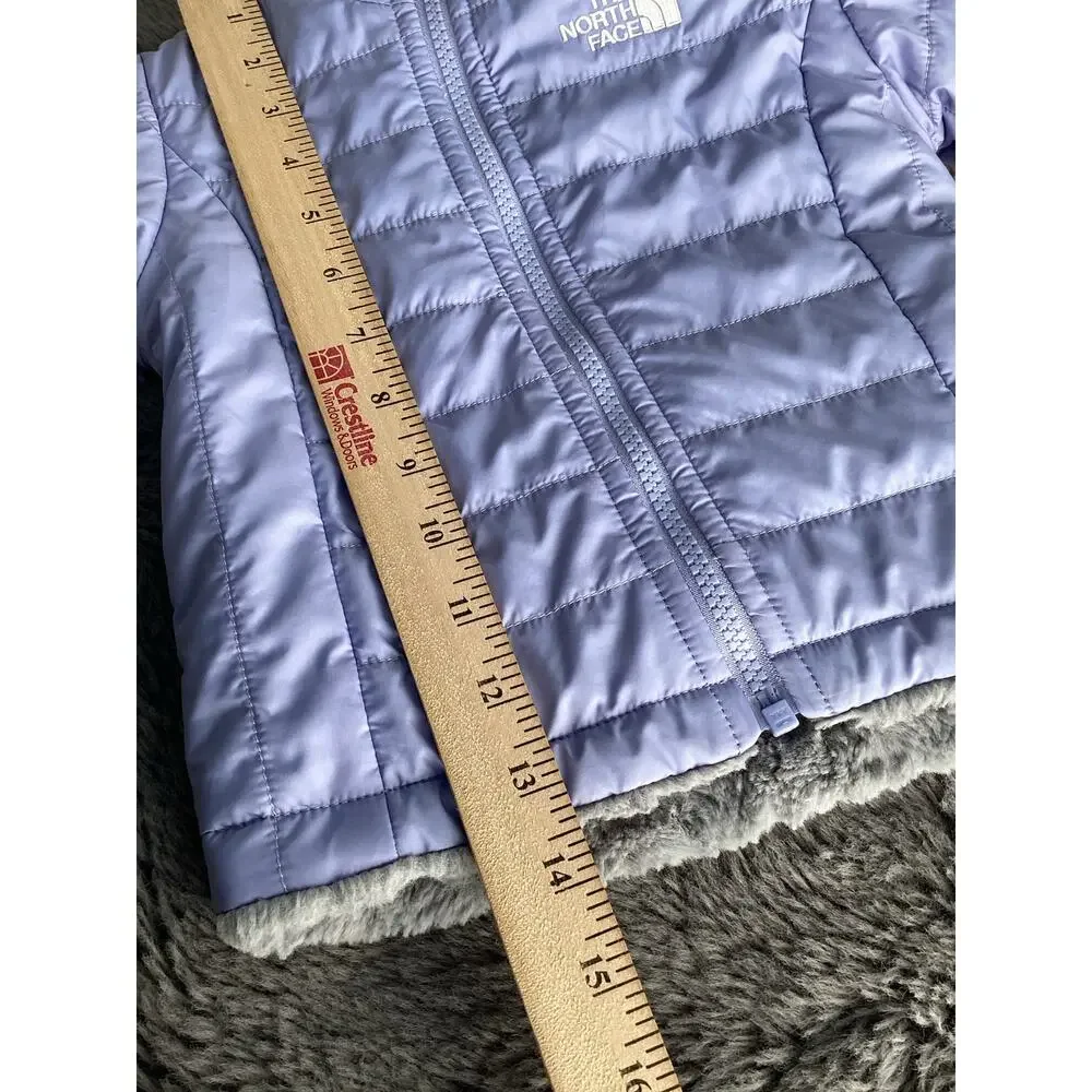 The North face Reversible Mossbud‎ Swirl Hooded Jacket Infant size 6-12 months